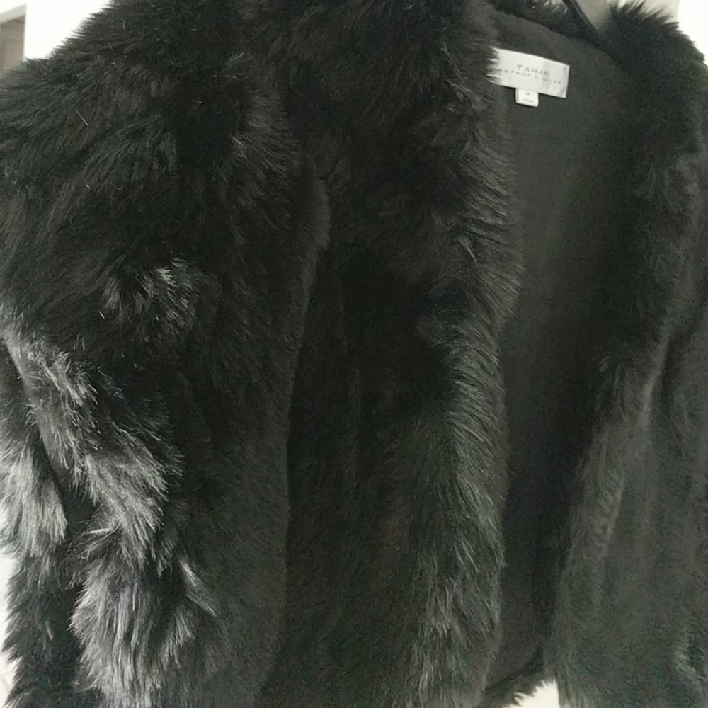 Tahari black vest